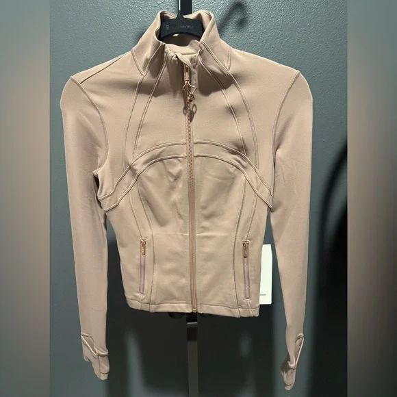 Lululemon Define Cropped Jacket - Twilight Rose / Rose Gold (Luon)*Sparkle - Picture 2 of 8